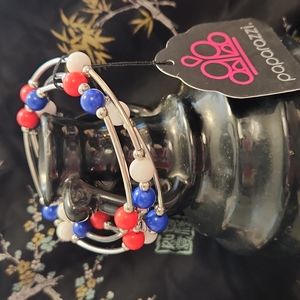 Paparazzi Red, White & Blue Bracelet